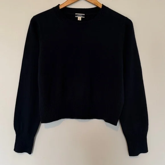 J.Crew Cashmere shrunken crewneck sweater - Picture 2 of 5